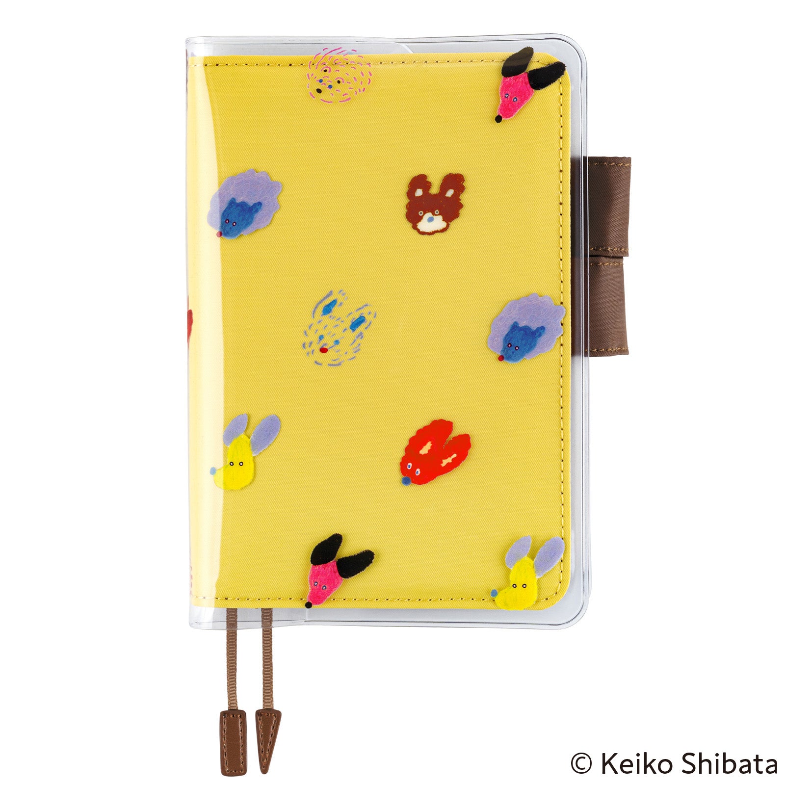 Hobonichi Keiko Shibata: Cover on cover - A6 (Dog Ears Fluttering in the Wind - Blesket Canada