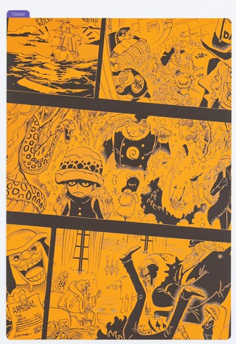 Hobonichi Pencil Board - A5 - One Piece Magazine: Memories - Trafalgar - Blesket Canada