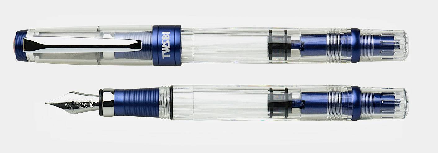 TWSBI Diamond 580ALR Navy Blue Fountain Pen - Blesket Canada