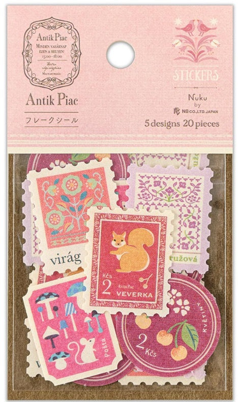 NUKU Decoration Antique Flake Stickers - Roche - Blesket Canada