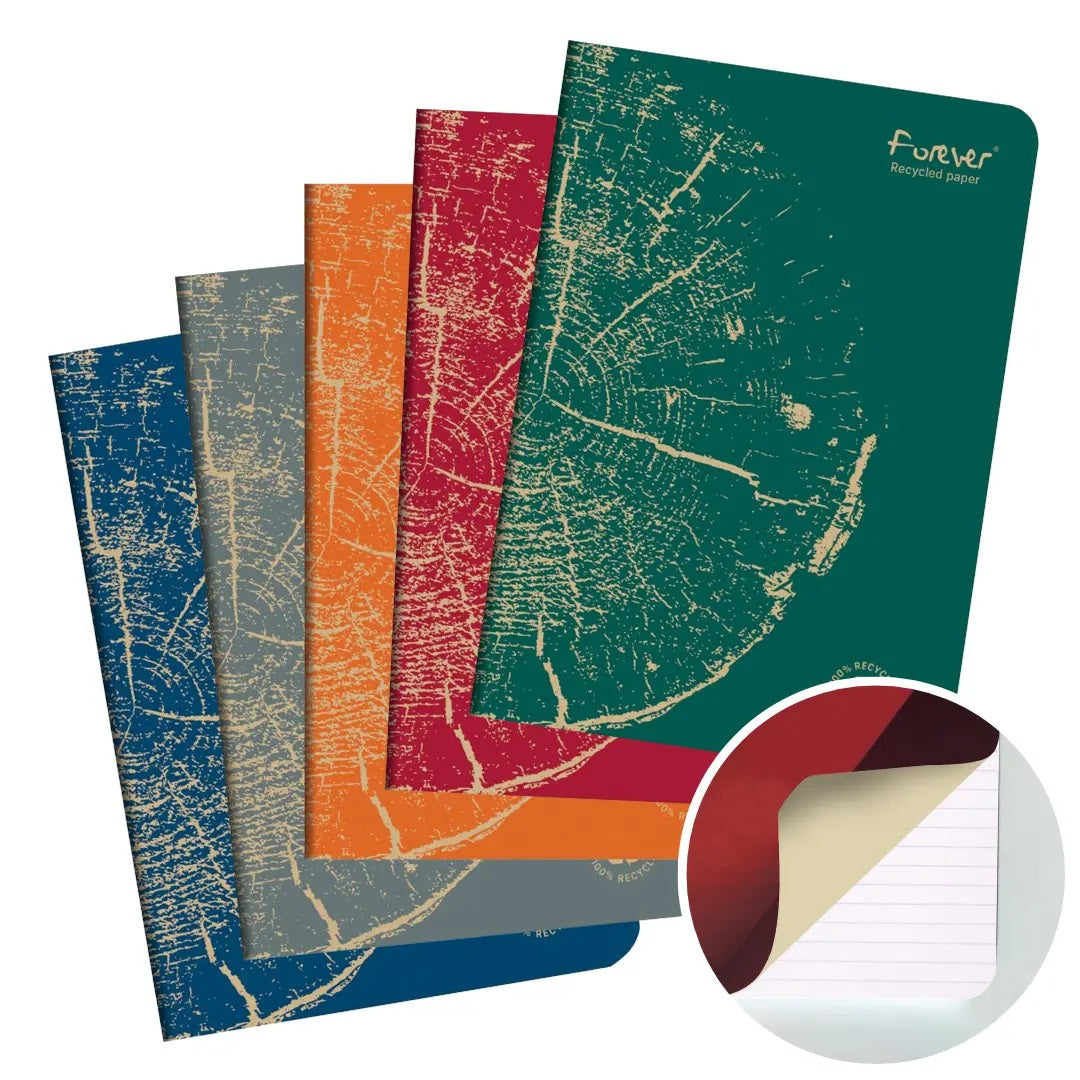 Clairefontaine Forever Premium Stapled Notebook A5 - 96 pages Lined - Blesket Canada