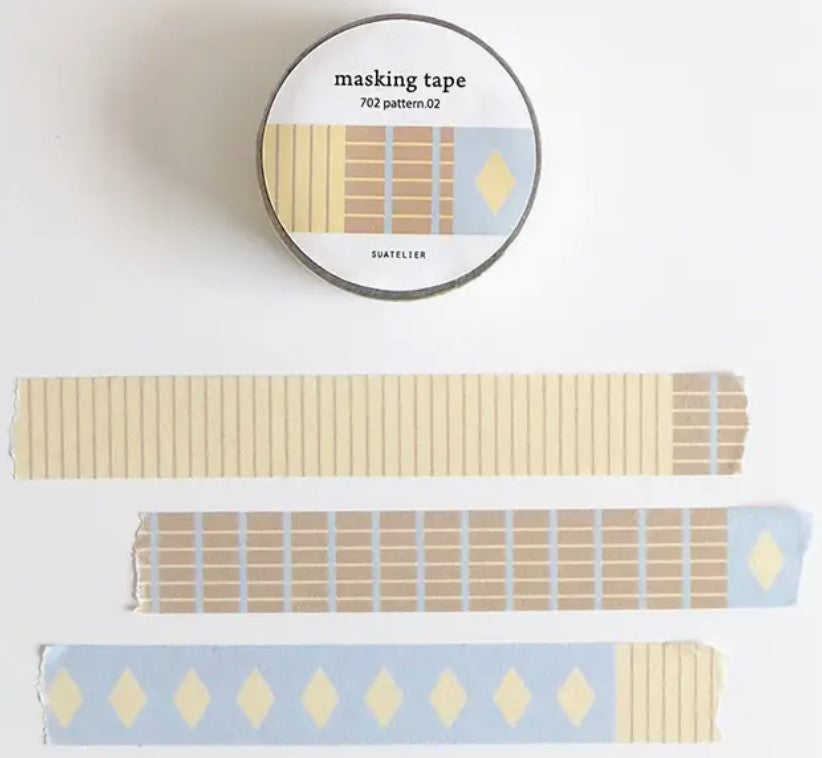Suatelier Design Masking Tape – Pattern 02 - Blesket Canada