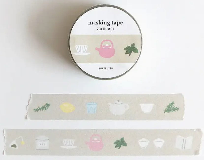 Suatelier Design Masking Tape – Illustration 01 - Blesket Canada