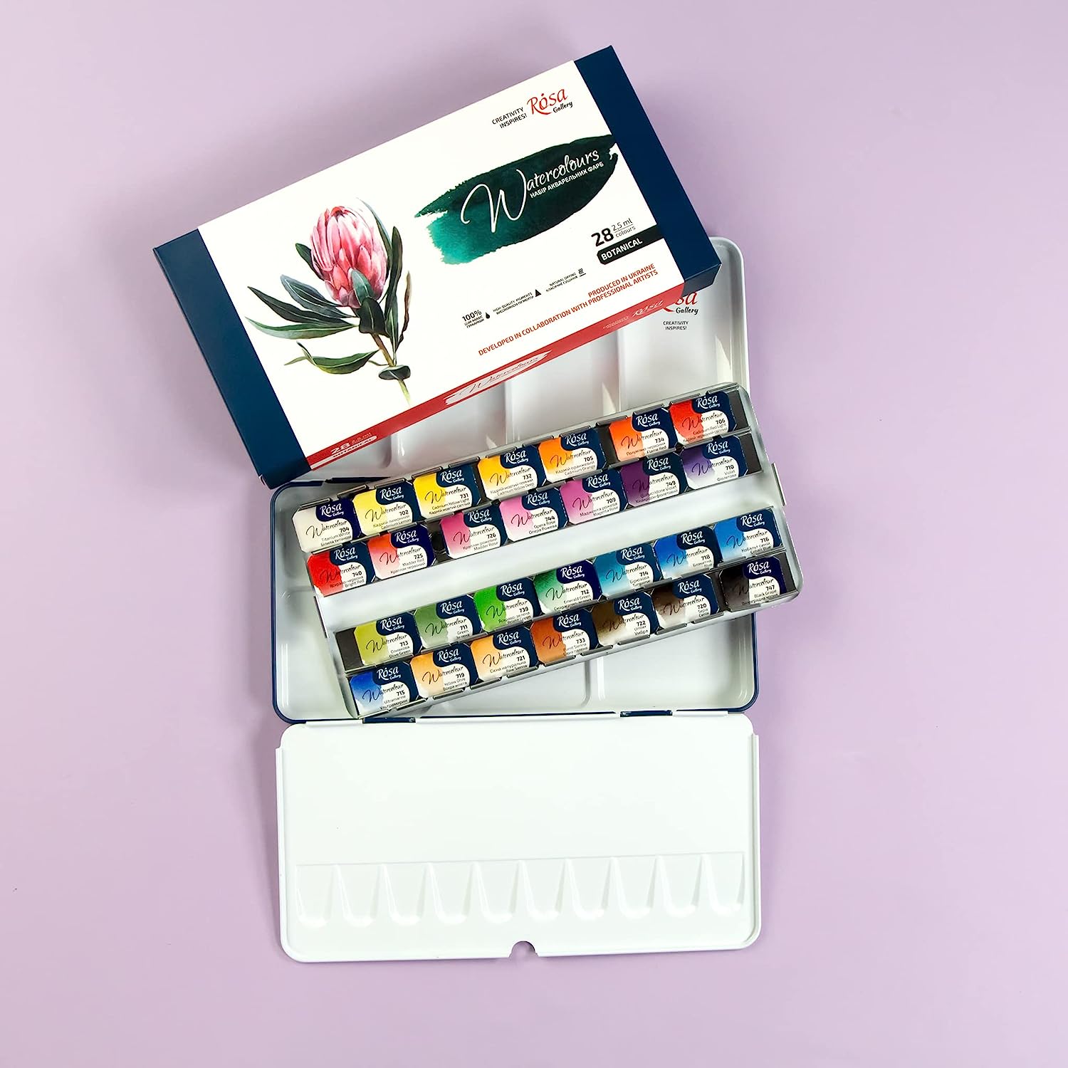 Rosa Gallery Professional Botanical Watercolours Sets - Blesket Canada