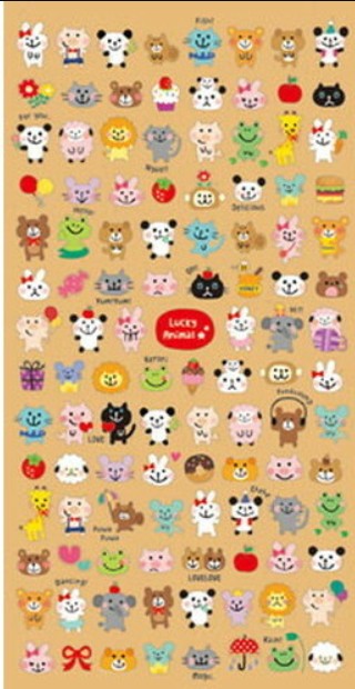 Mind Wave Stickers - Lucky Animal - Blesket Canada