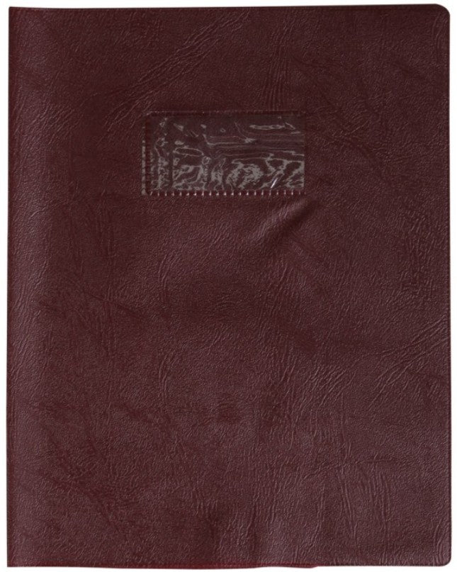 Clairefontaine Calligraphe Leather Effect Exercise Book Cover - Brown - Blesket Canada