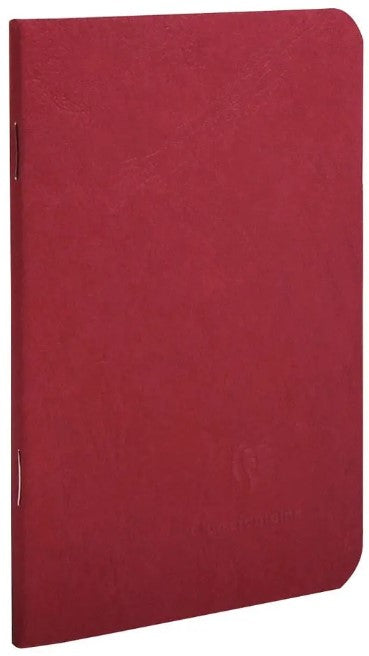 Clairefontaine Age Bag Notebook Pocket Lined Red – Stapled (96 Pages) - Blesket Canada