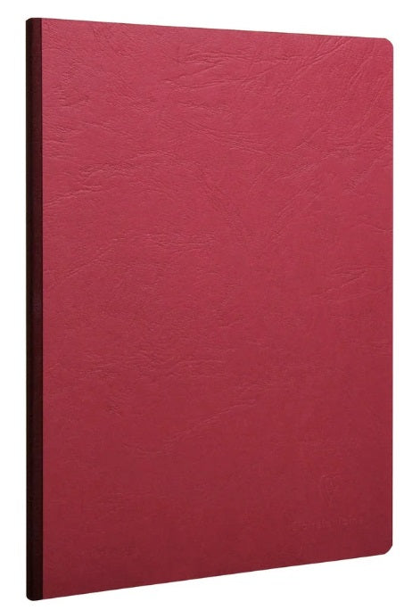 Clairefontaine Age-bag Clothbound Notebook Lined A4 - Red - Blesket Canada