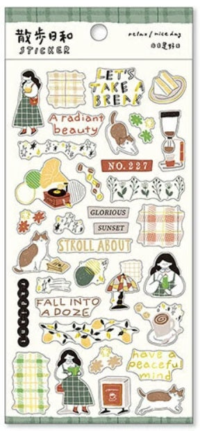 Mind Wave KITERA Sticker - Seal Sampo Biyori Sticker Kissaten Hake - Blesket Canada