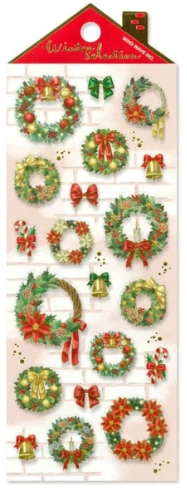 Mind Wave Stickers Winter Selection Christmas Wreath - Blesket Canada