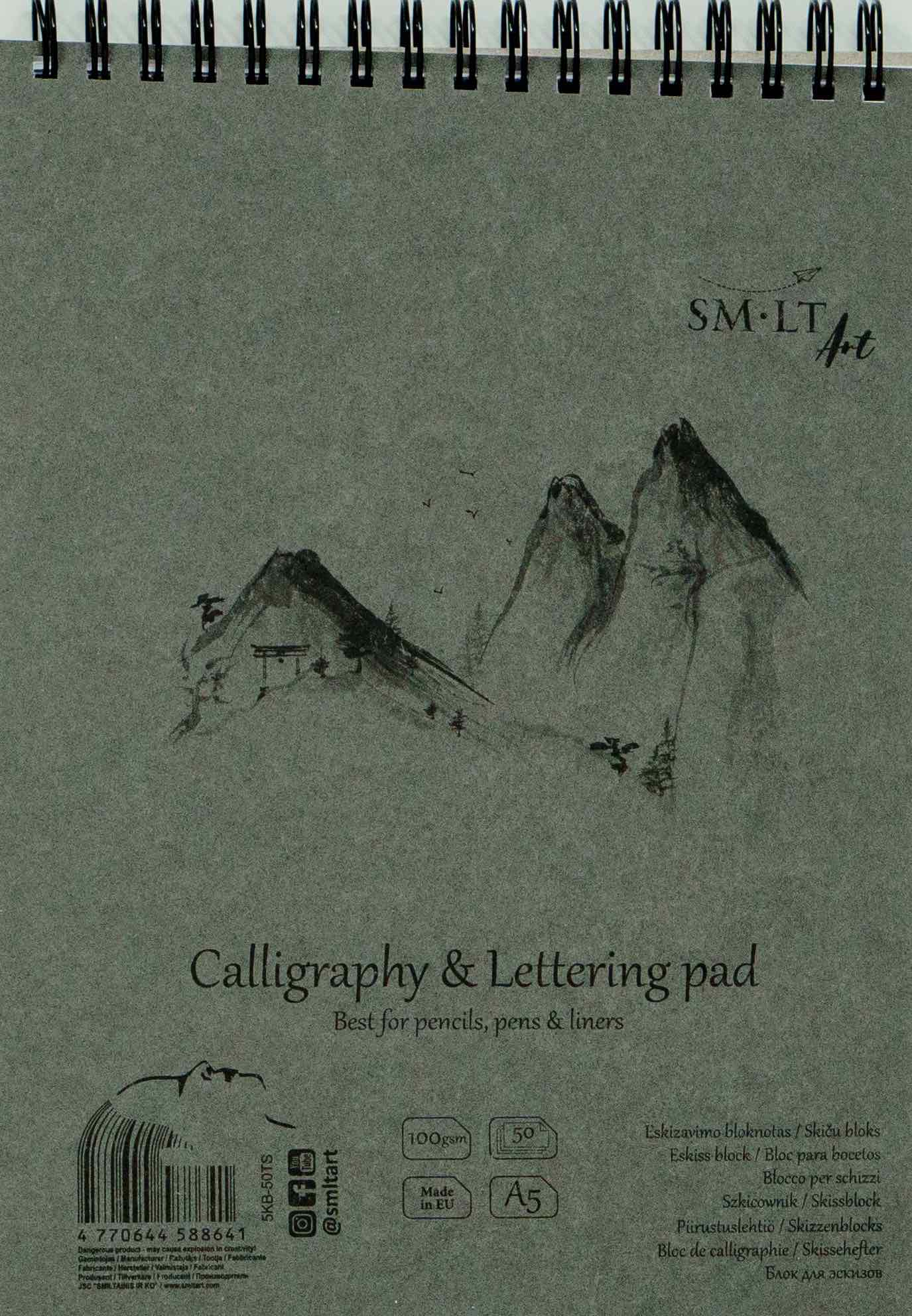 SM-LT Top Spiral Calligraphy & Lettering Authentic Pad - Blesket Canada