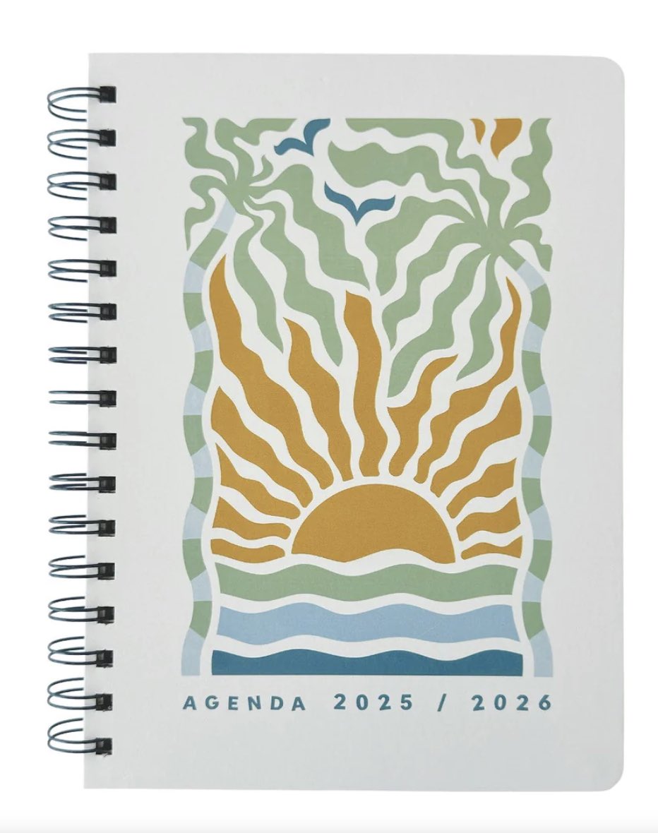Pierre Belvedere Academic Agenda 2025-2026 Sunny Waves - BLESKET CANADA