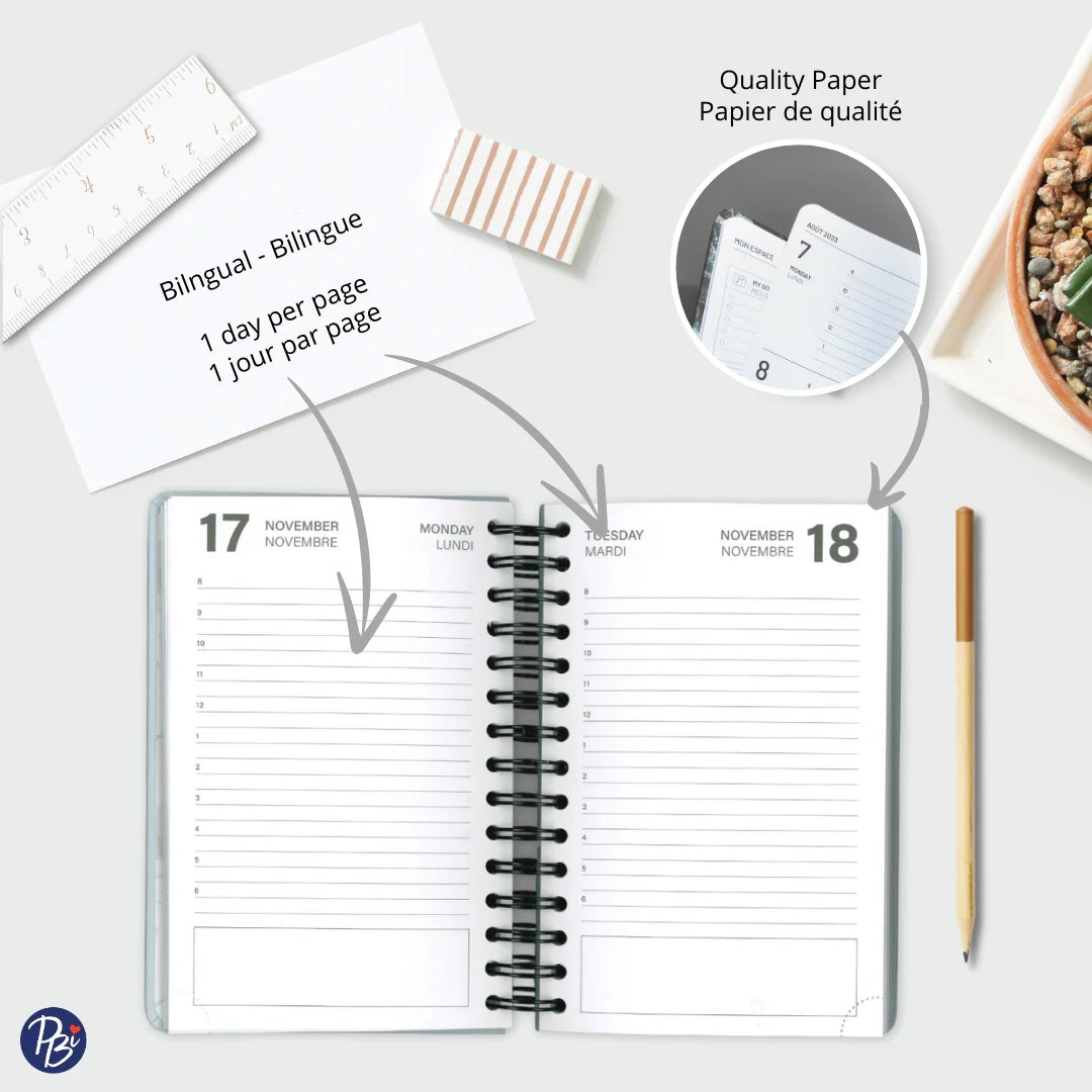 Pierre Belvedere Academic Agenda 2025-2026 - Hummingbird - Blesket Canada