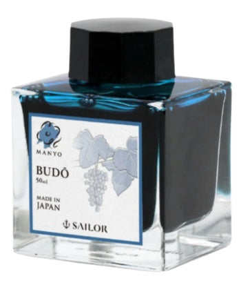 Sailor Manyo Bottled Fountain Pen Ink 50ML - BUDO - Blesket Canada