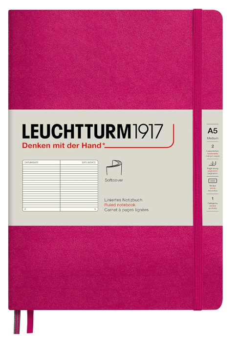 LEUCHTTURM1917 Softcover Ruled Notebook A5 - Blesket Canada