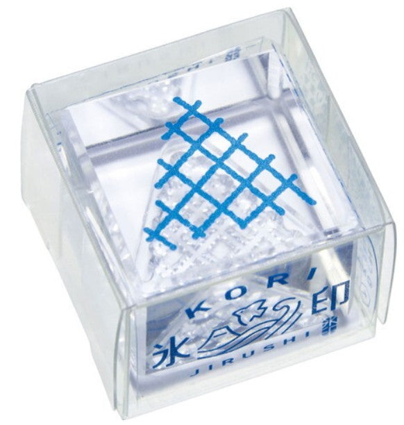 KINGJIM Kori Jirushi Ice Stamp - Small Size Sankaku (1 Piece Only) - Blesket Canada