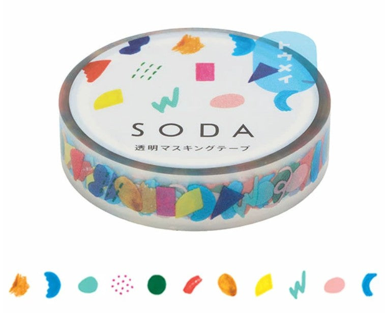 KING JIM SODA Transparent Masking Tape – Hitotoki Palette - Blesket Canada