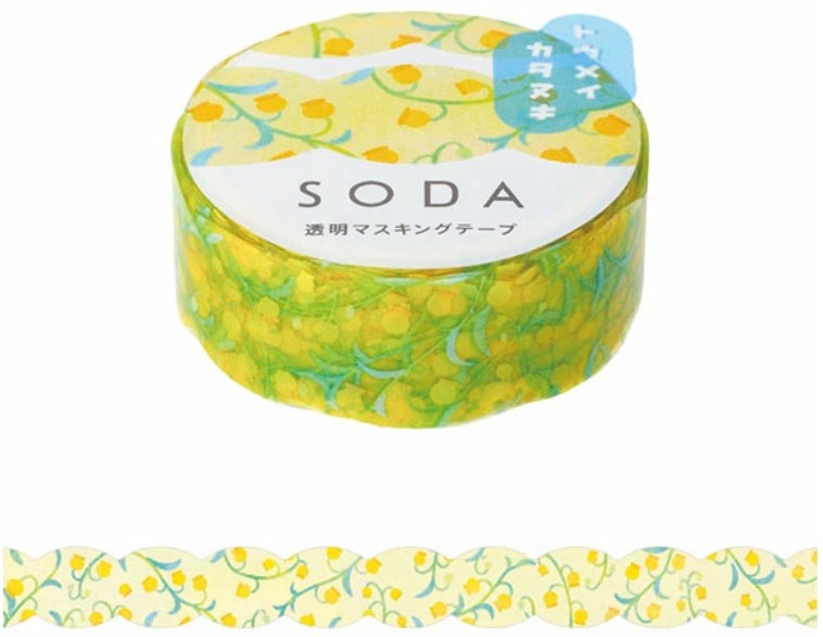 KING JIM SODA Transparent Masking Tape – Hitotoki Sandersonia - Blesket Canada