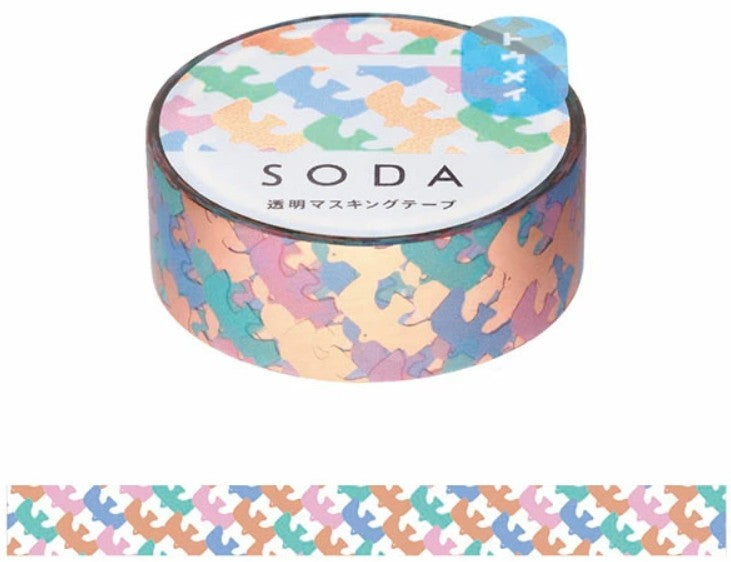 KING JIM SODA Transparent Masking Tape – Hitotoki Bird - Blesket Canada