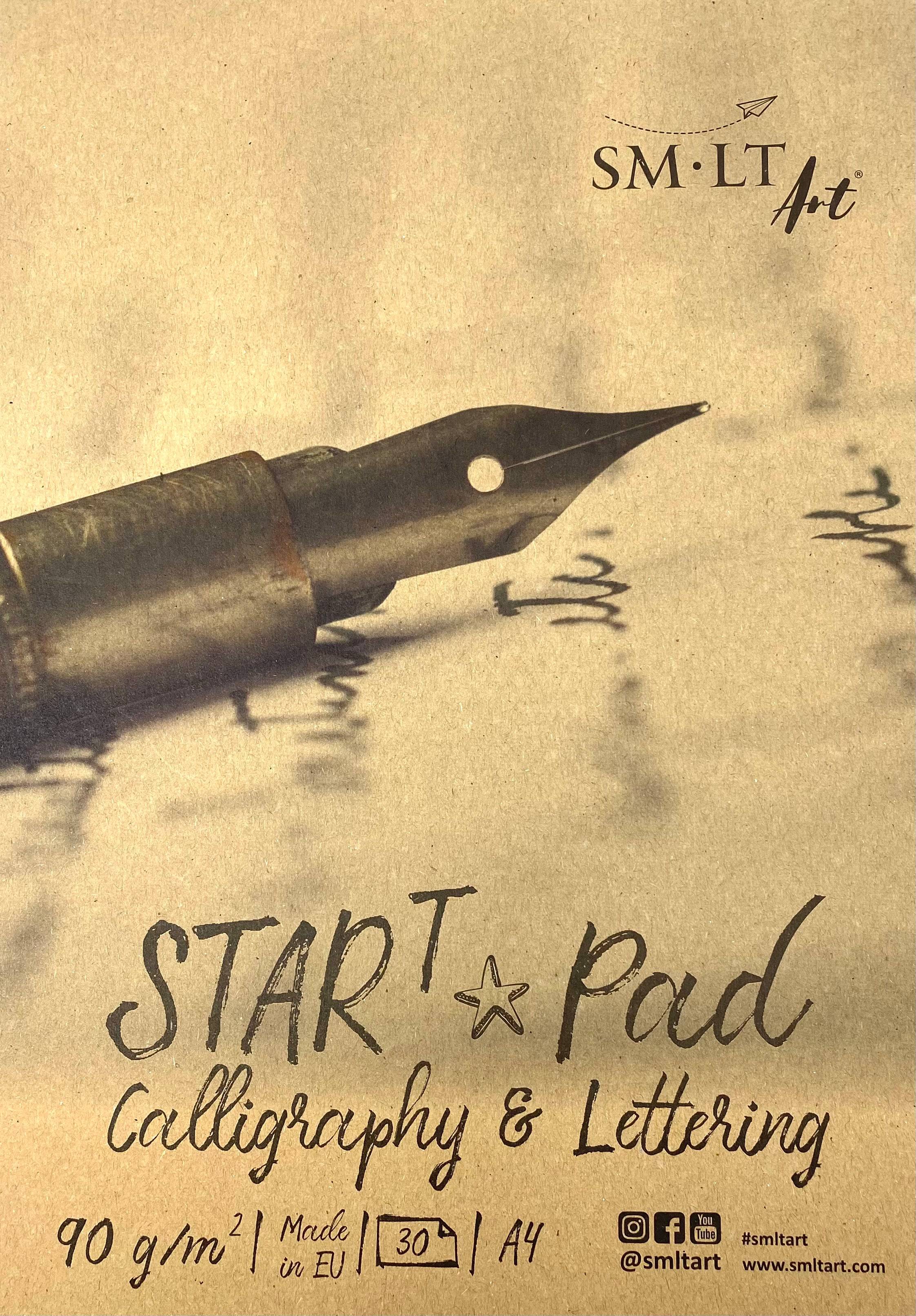 SM-LT Calligraphy & Lettering STAR T Pad A4 - Blesket Canada
