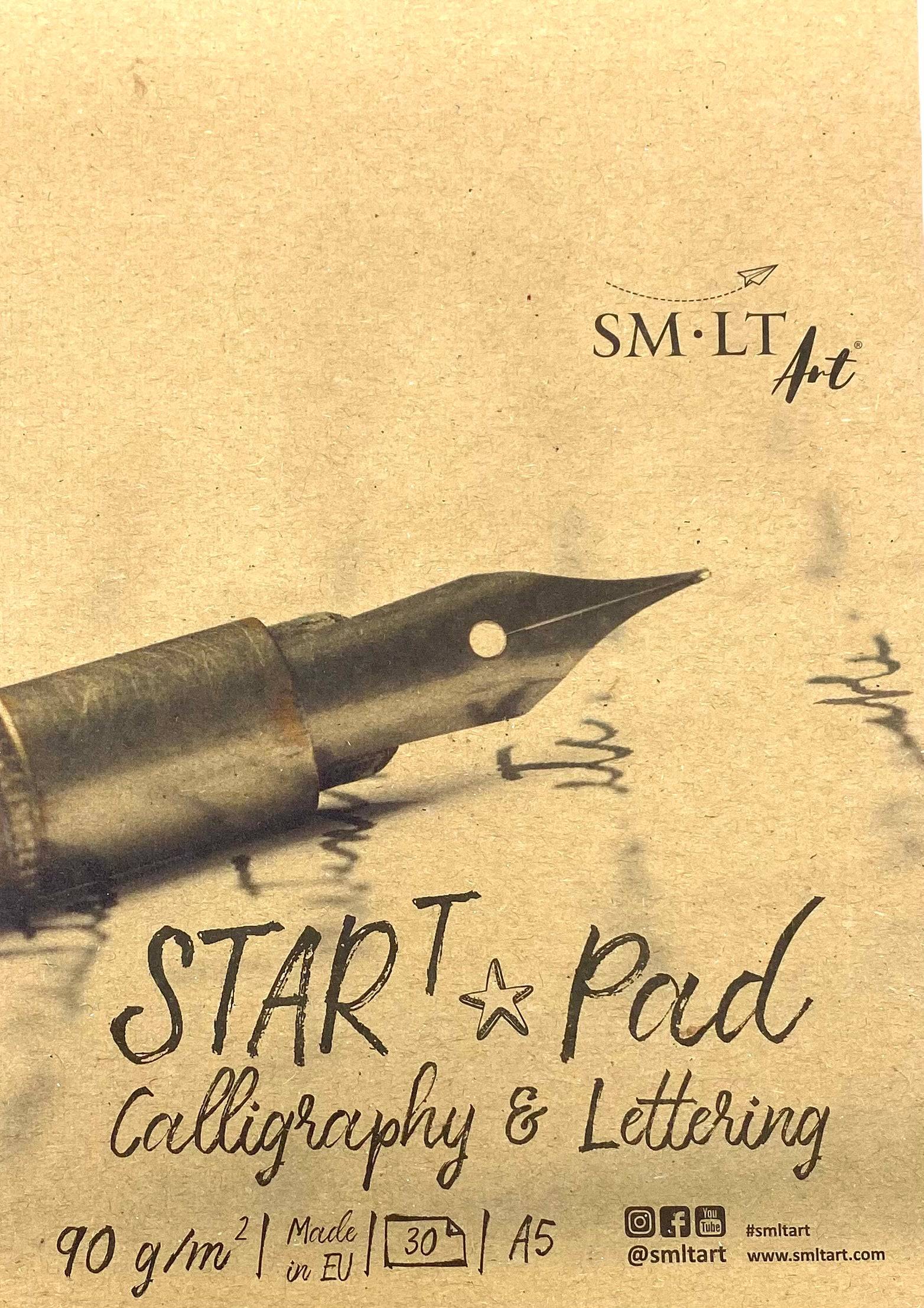 SM-LT Calligraphy & Lettering STAR T Pad A5 - Blesket Canada