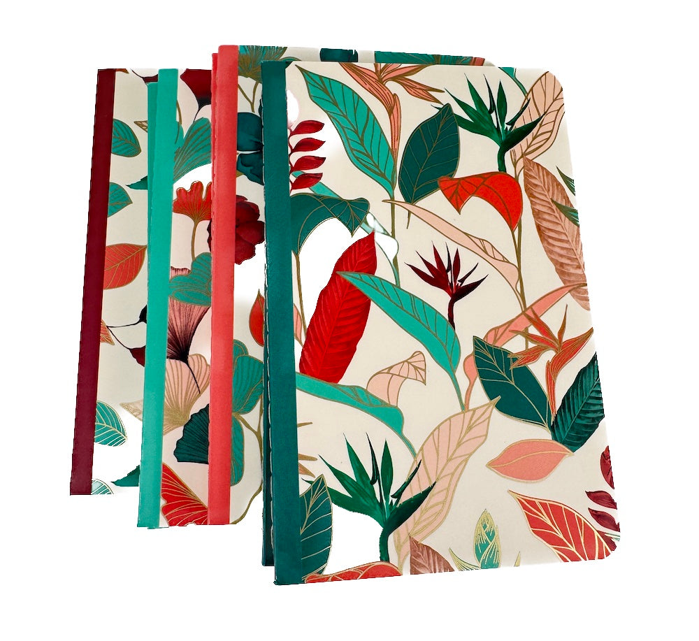 Clairefontaine Gaia Beige Thread Stitched Notebook Lined – Assorted trim colours - Blesket Canada