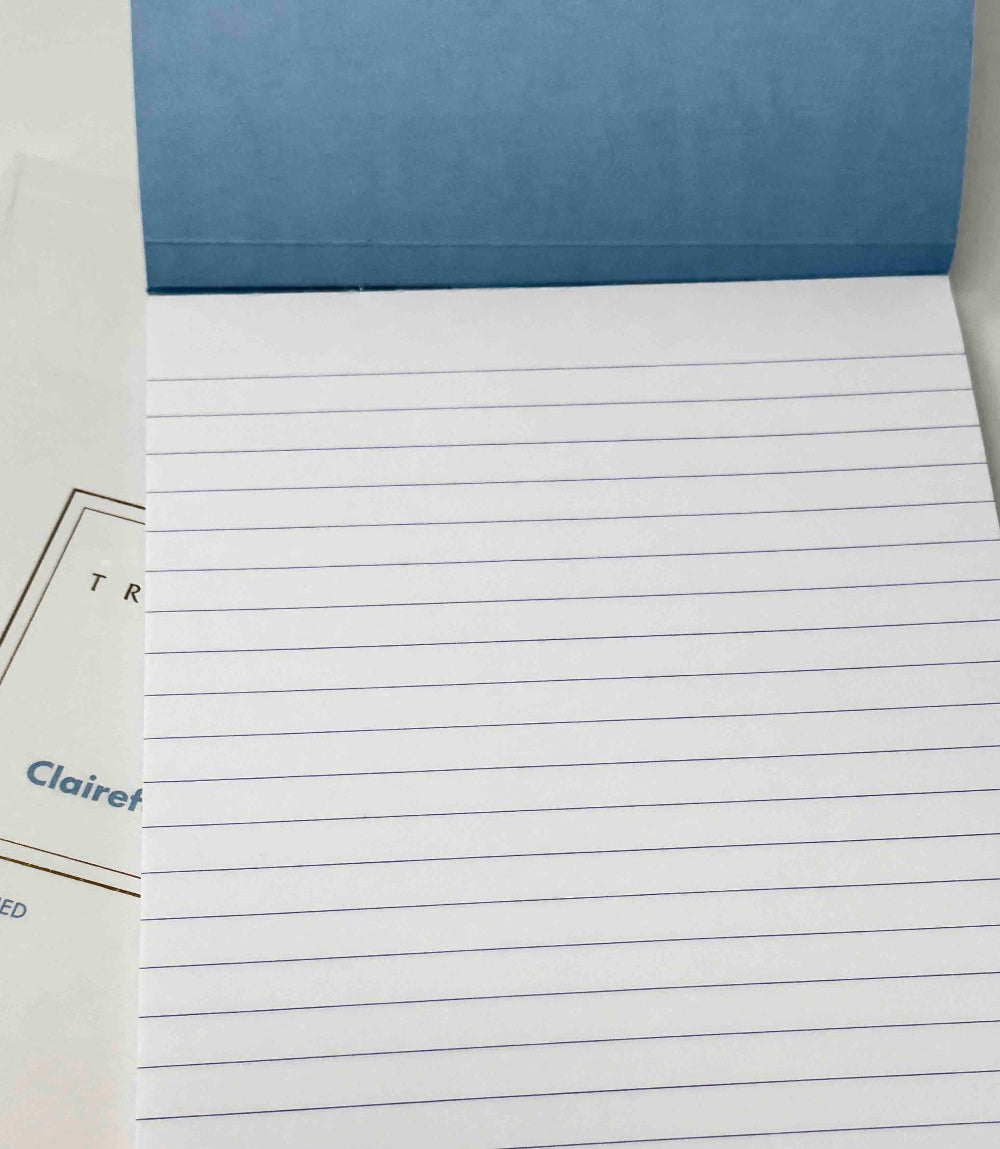 Clairefontaine Glued Notepad Triomphe Lined – A5 (50 Sheets) - Blesket Canada