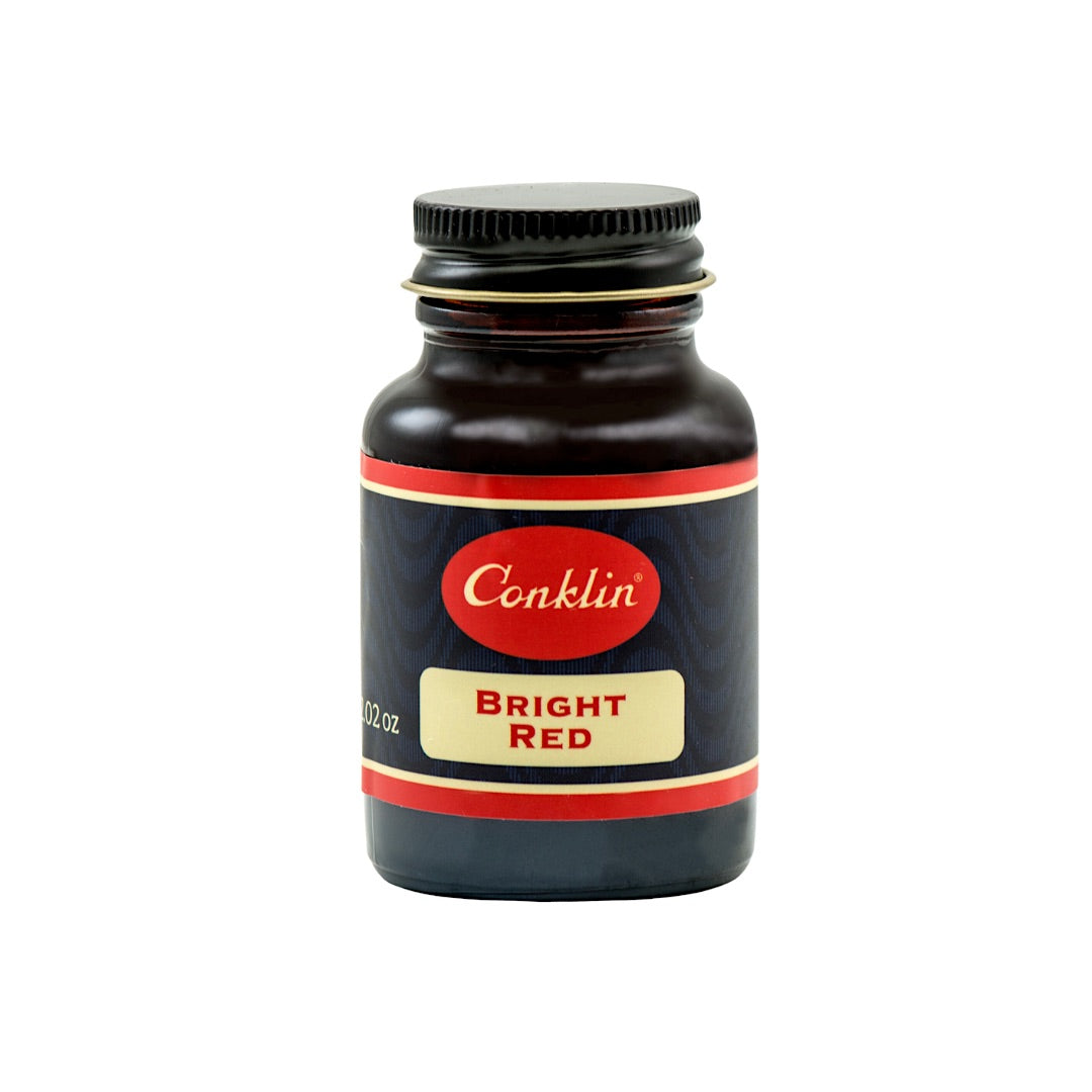 Conklin 60ml ink Bottle Bright Red - Blesket Canada