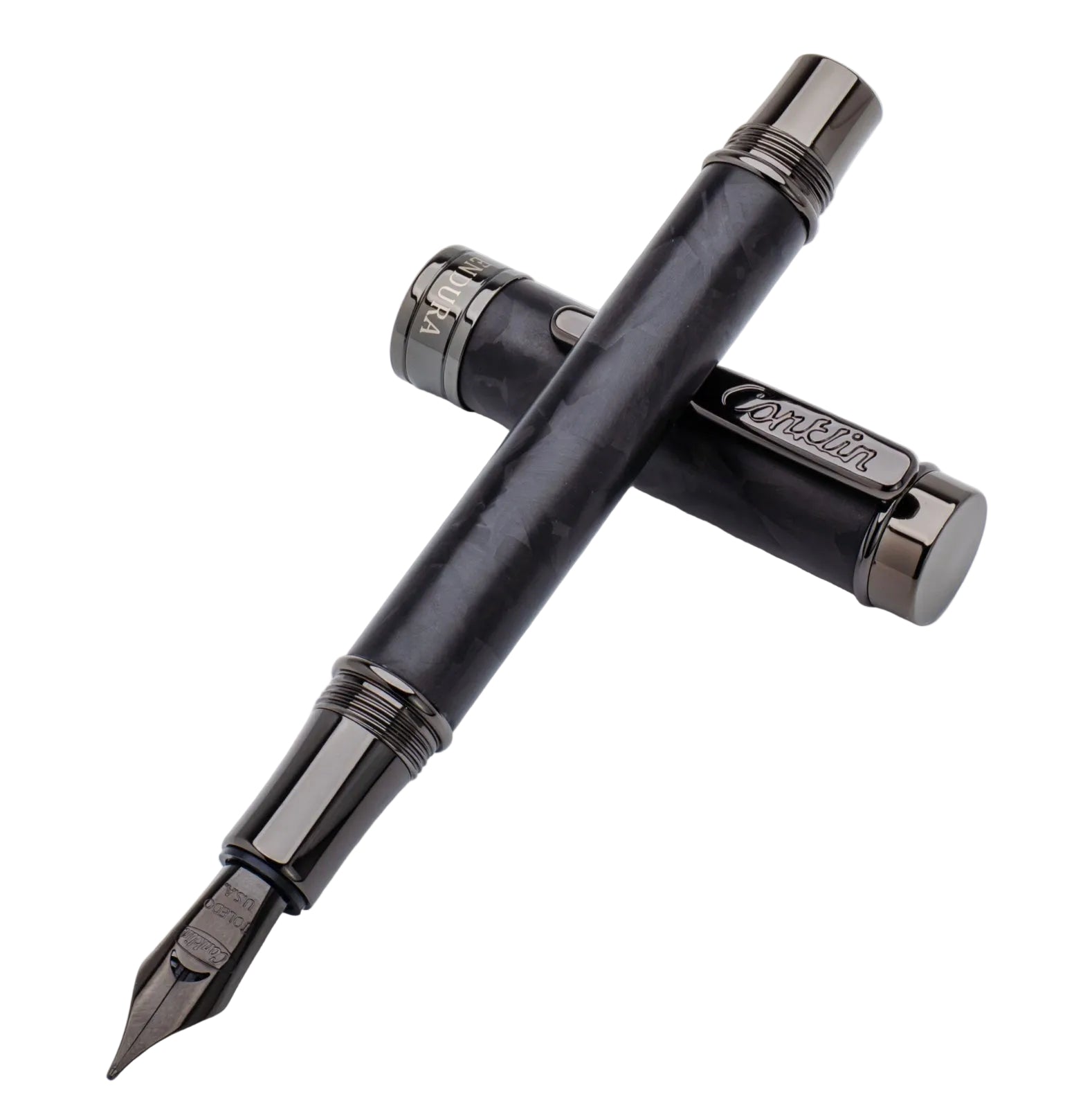 Conklin Endura Forged Carbon Fountain Pen - Blesket Canada