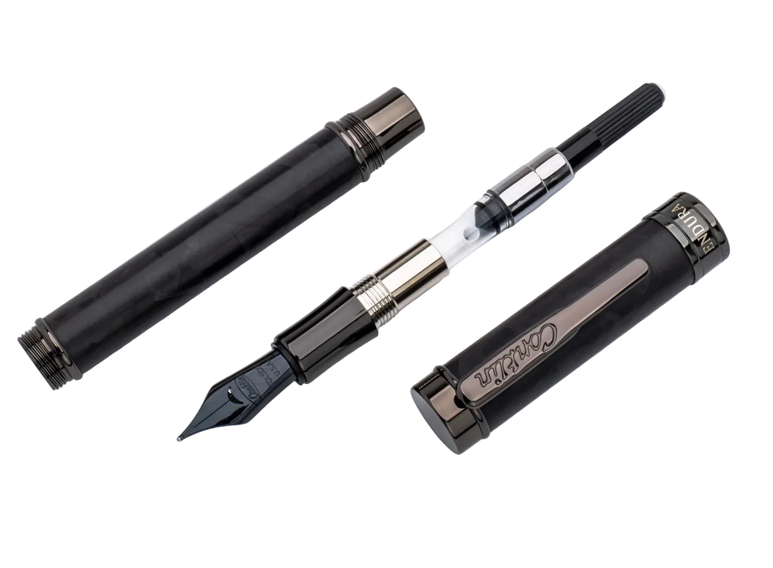 Conklin Endura Forged Carbon Fountain Pen - Blesket Canada