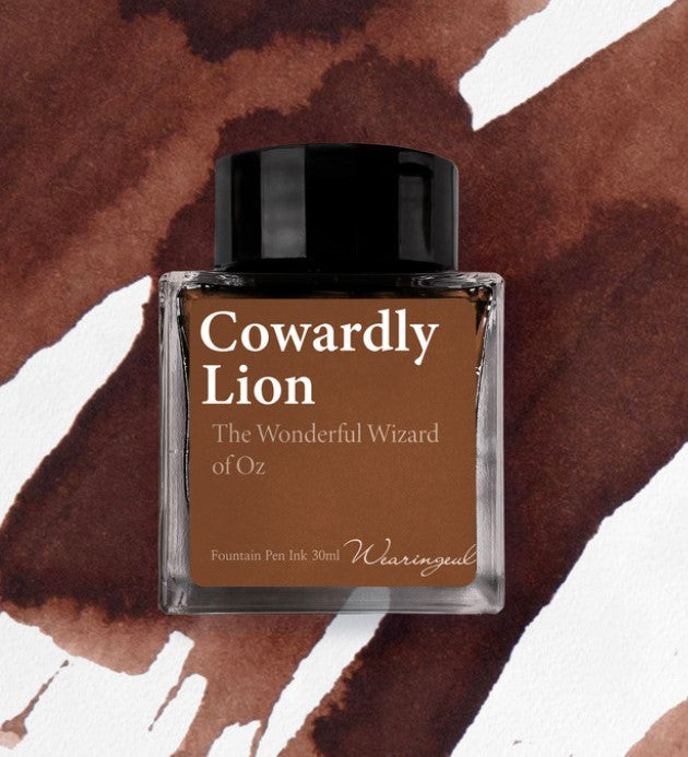 Wearingeul Cowardly Lion - The Wonderful Wizard of Oz 30ml Fountain Pen Ink - Blesket Canada