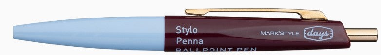 Mark’s Inc. Stylo Penna Mini Ballpoint Pen – Blue Brown - Blesket Canada
