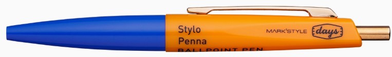 Mark’s Inc. Stylo Penna Mini Ballpoint Pen – Blue Orange - Blesket Canada