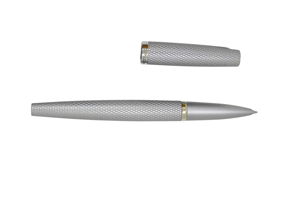 Diplomat Viper Guilloche Rollerball Pen - Silver - Blesket anada