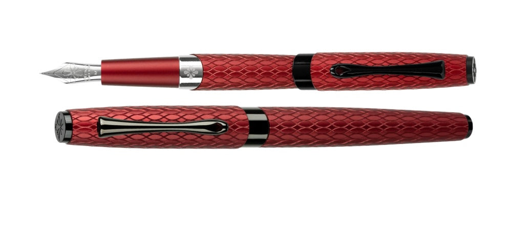 Diplomat Cobra Fountain Pen Burgundy