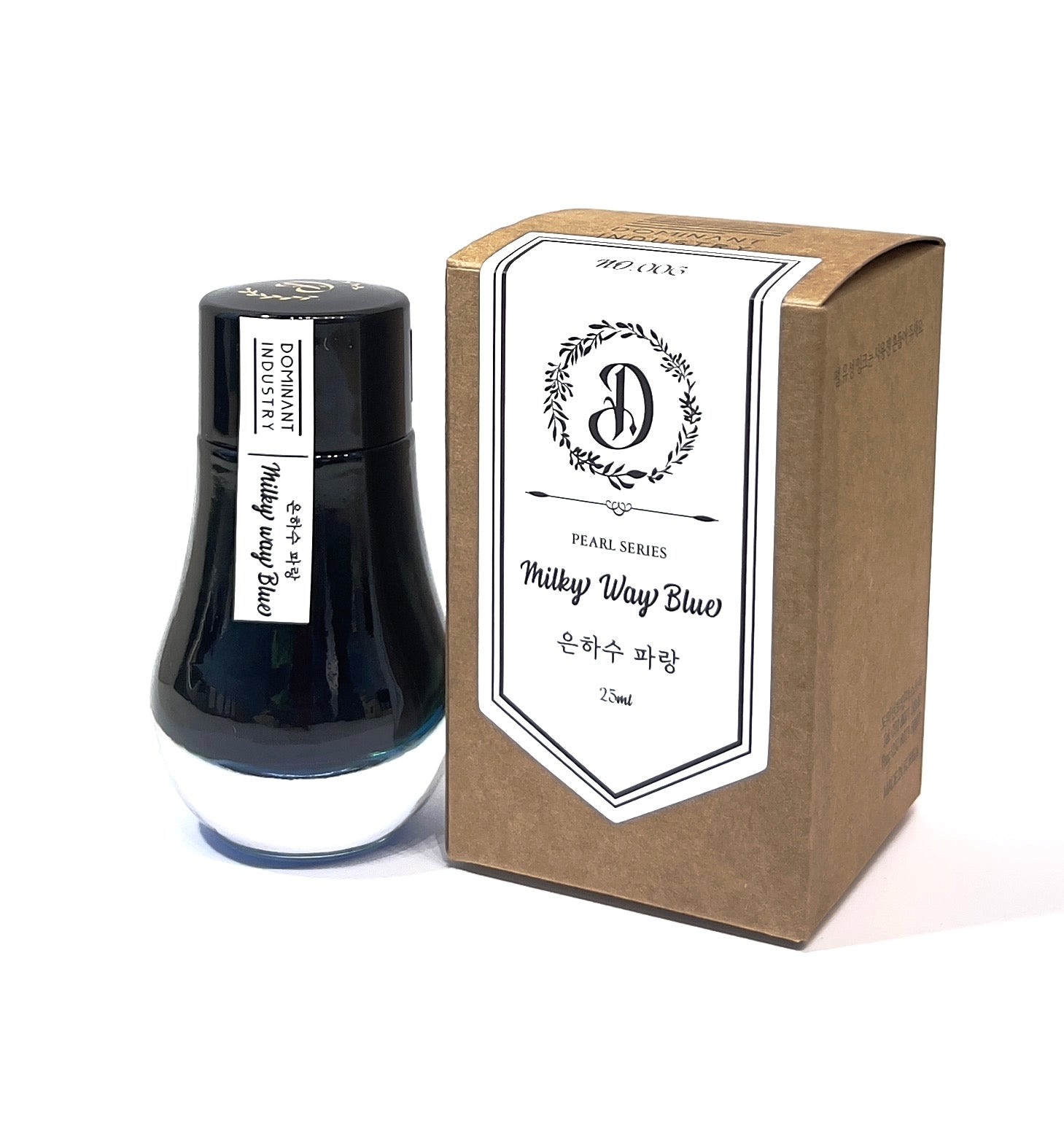 Dominant Industry Milky Way Blue Fountain Pen Ink - Pearl Series (25ml) - Blesket Canada