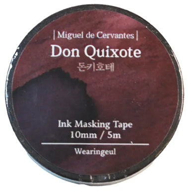 Wearingeul Ink Masking Tape - Don Quixote (Miguel de Cervantes) - Blesket Canada