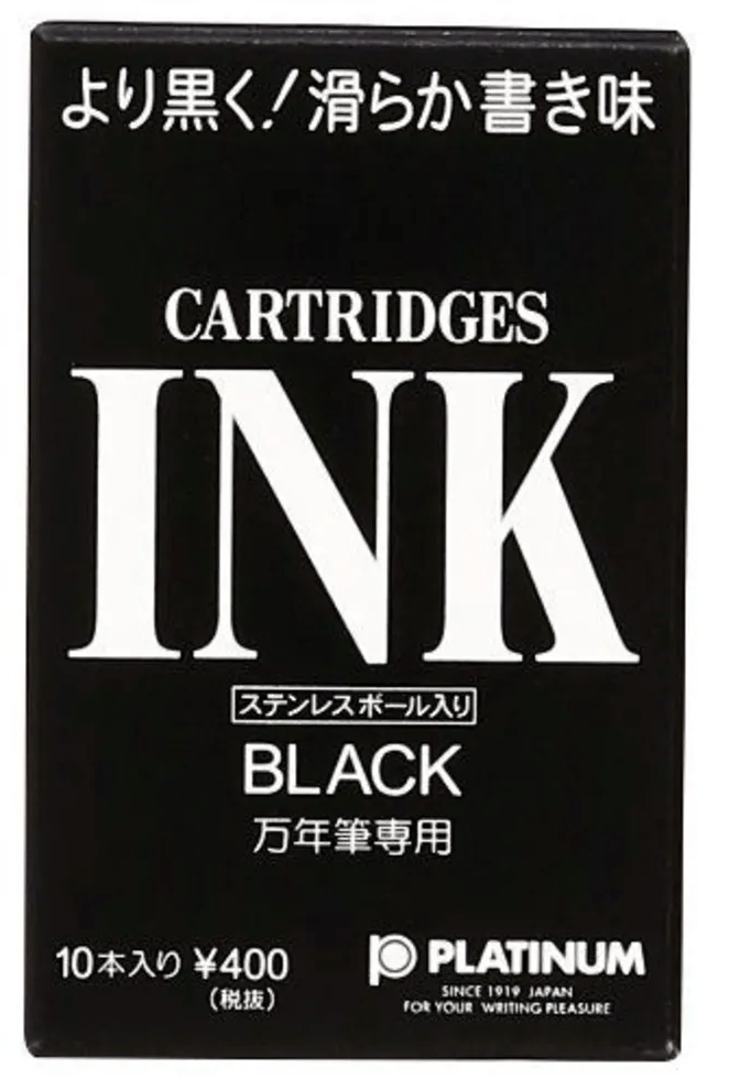 Platinum Dyestuff Ink Cartridges box of 10 - Blesket Canada
