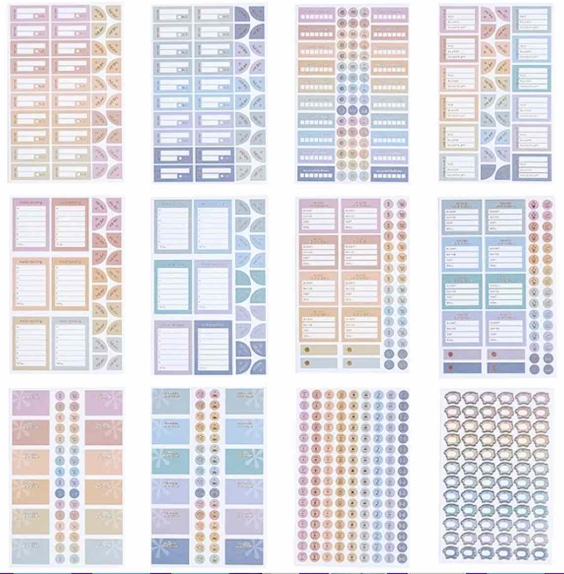 Erin Condren Designer Budget Sticker Book - Blesket Canada
