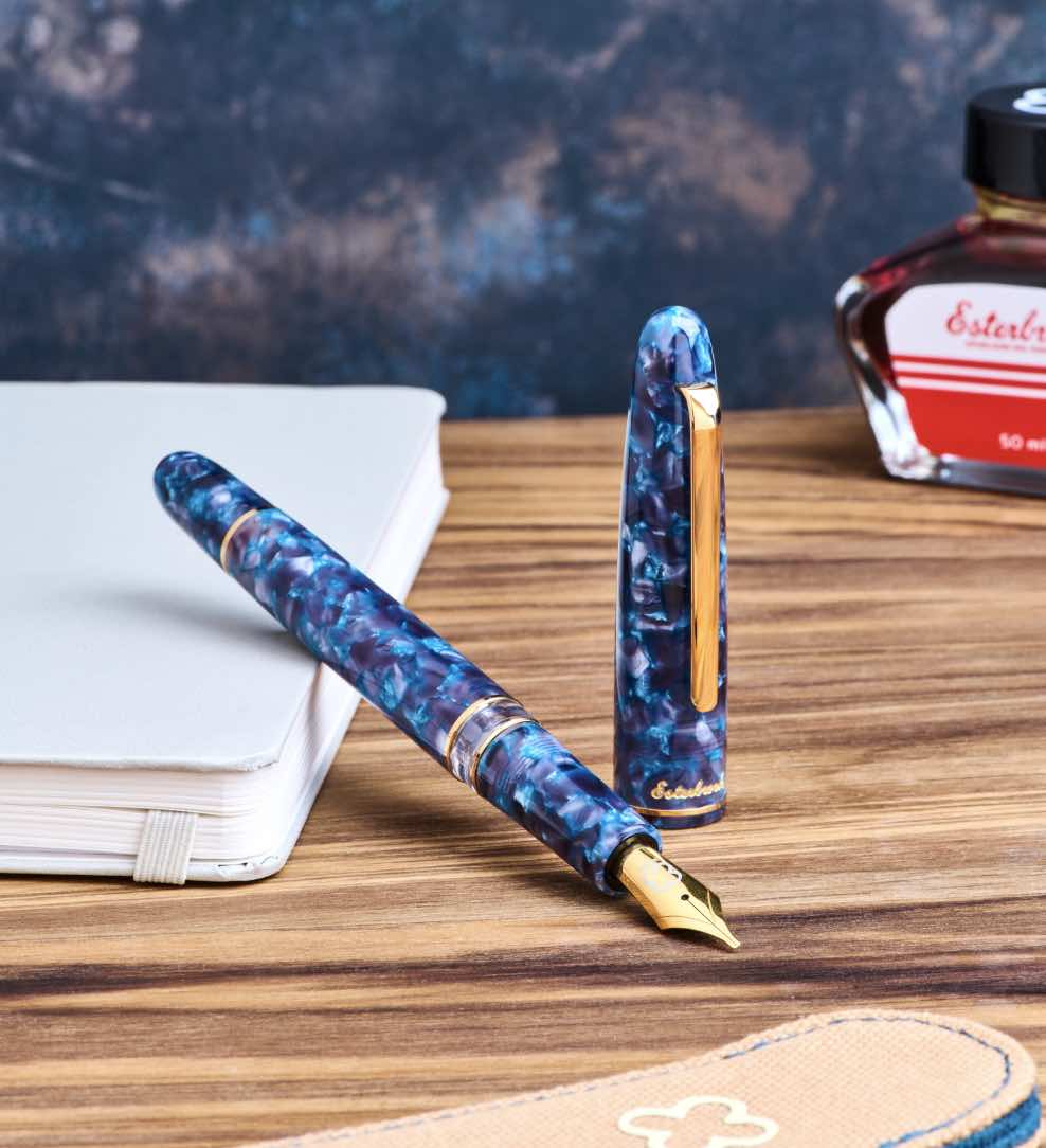 Esterbrook Estie Standard Fountain Pen - Blue Moon - Blesket Canada