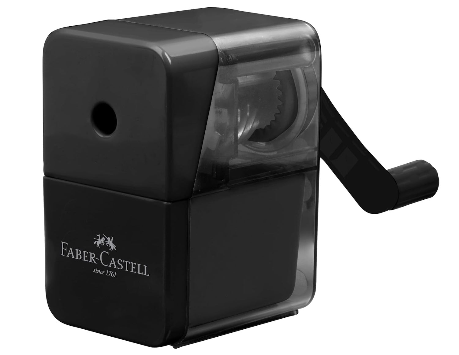 FABER-CASTELL - Pencil Desktop Sharpener with Crank Black - Blesket Canada