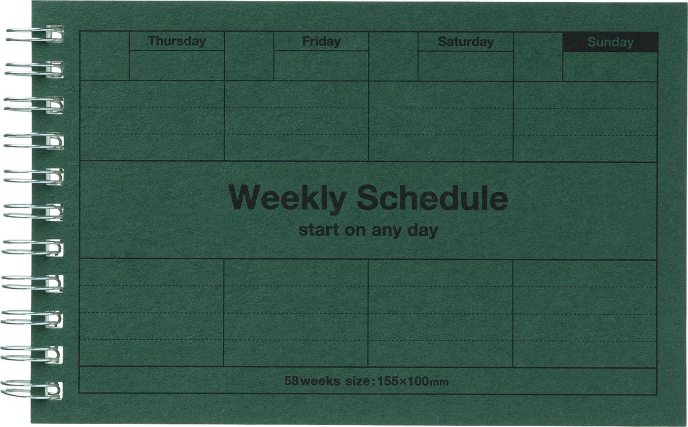 Mark’s Inc. Dayfree Weekly Schedule - Green - Blesket Canada
