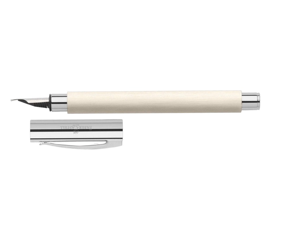 Faber-Castell Ambition Fountain Pen - Precious Resin Cinematic White - Blesket Canada