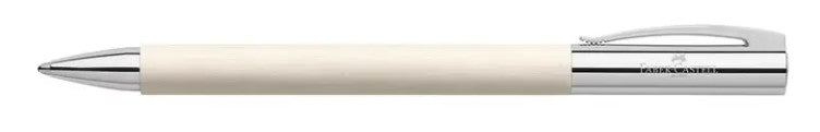 Faber-Castell Ambition Ballpoint Pen - Precious Resin Cinematic White - Blesket Canada