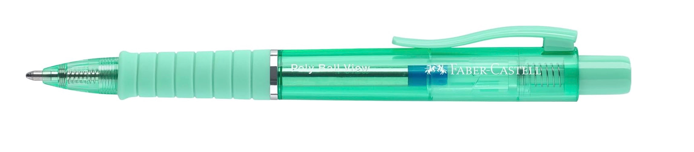 Faber-Castell Poly Ball View Ballpoint Pen Jelly Mint - Blesket Canada