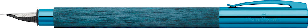 Faber-castell Ambition Blue Wood Fountain Pen - Blesket Canada