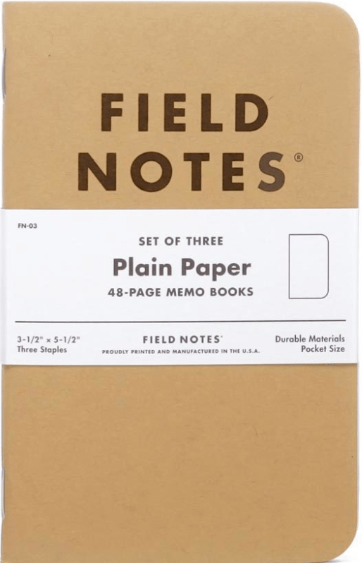 Field Notes Original Kraft Notebook - 3 pack - Blesket Canada