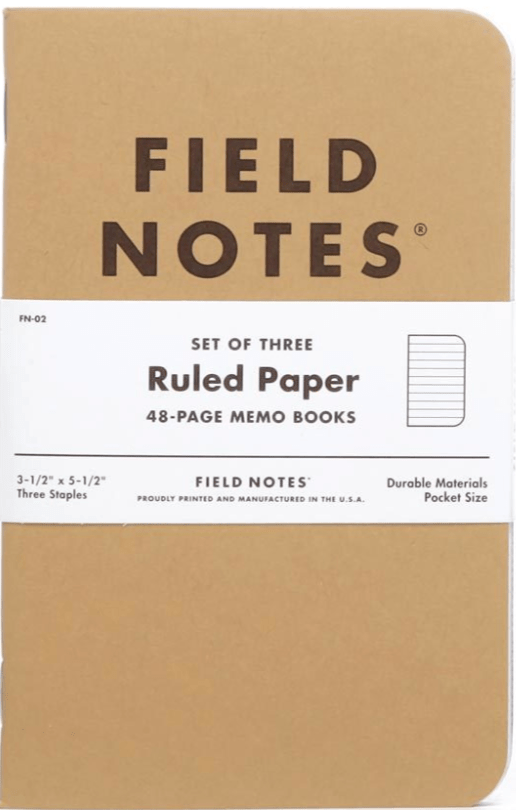 Field Notes Original Kraft Notebook - 3 pack - Blesket Canada