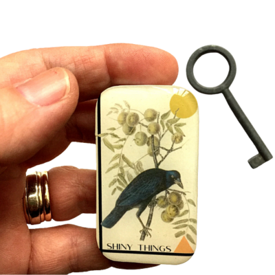 Firefly Notes - Crow Tin – Shiny Things Tin - Small - Blesket Canada