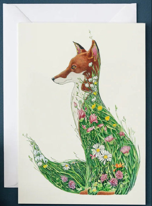 The DM Collection - Everyday Greeting Card - Fox in a Meadow - Blesket Canada